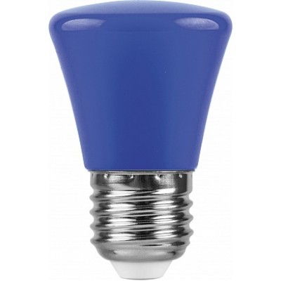 LB-372 Лампа светодиодная  Колокольчик Синий E27 1W