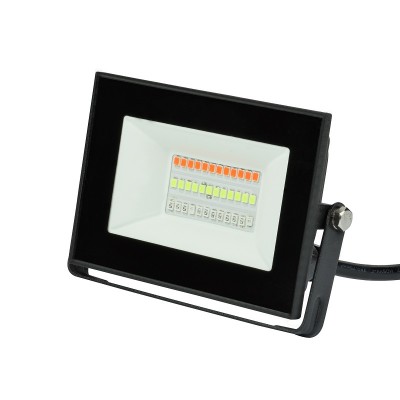 ULF-F60-20W/RGB IP65 200-240В BLACK Прожектор светодиодный. Мультиколор. Пульт ДУ