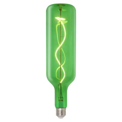 LED-SF21-5W-SOHO-E27-CW GREEN GLS77GR Лампа светодиодная SOHO. Зелёная колба. Спиральный филамент