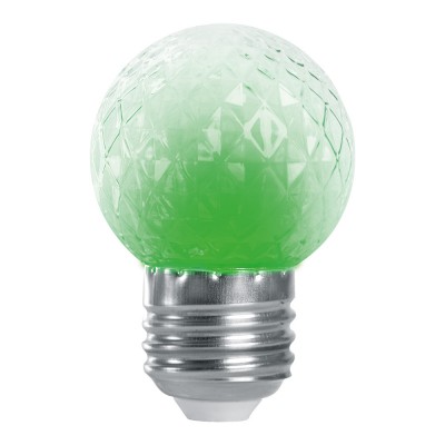 LB-377 Лампа-строб, (1W) 230V E27 зеленый G45 Feron