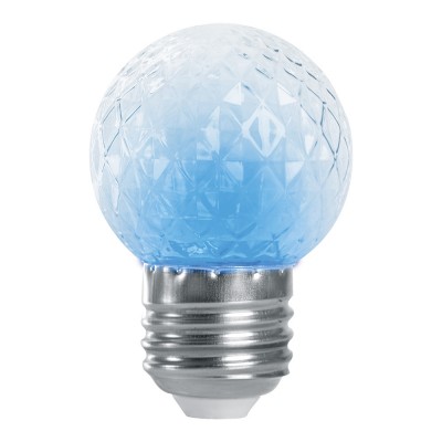 LB-377 Лампа-строб, (1W) 230V E27 синий G45 Feron
