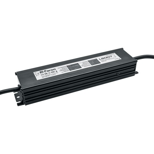LB007 Трансформатор электронный для светодиодной ленты 100W 12V IP67 (драйвер), Feron