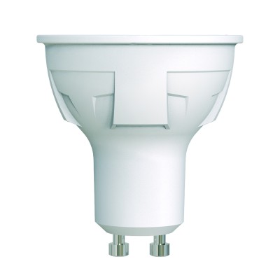 LED-JCDR 6W/WW/GU10/FR/DIM PLP01WH Лампа светодиодная, диммируемая (3000К) ЯРКАЯ