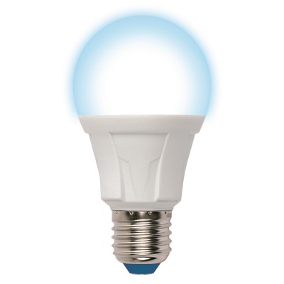 LED-A60 12W/DW/E27/FR PLP01WH Лампа светодиоднаяФорма «А», матовая. Серия Яркая(6500K)