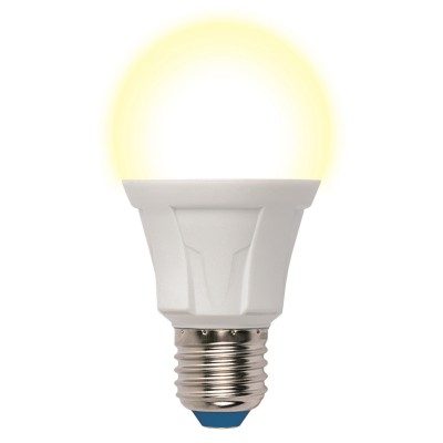 LED-A60 12W/WW/E27/FR PLP01WH Лампа светодиоднаяФорма «А», матовая. Серия Яркая (3000K)