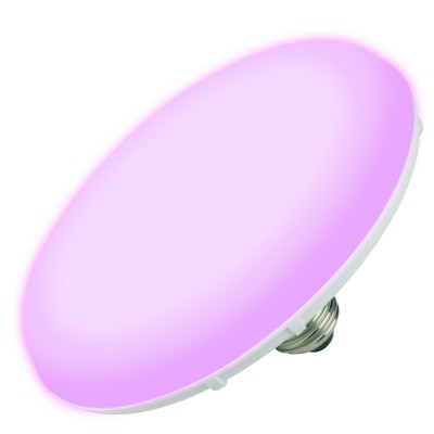 LED-U150-16W/SPSB/E27/FR PLP30WH Лампа светодиодная для растений. Форма «UFO», матовая.  Спектр для рассады и цветения Uniel
