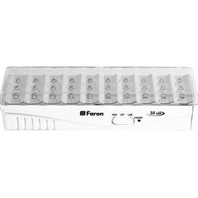 EL15 Светильник аккумуляторный, 30 LED DC, белый, Feron