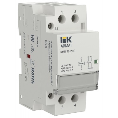 ARMAT Контактор модульный KMR  40А 230В AC 2НО IEK