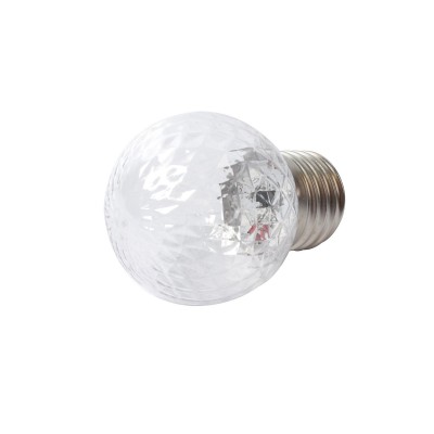 LED-D45-1W/3000K/E27/CL/С PINEAPPLE Лампа декоративная светодиодная. Форма Ананас, прозрачная.