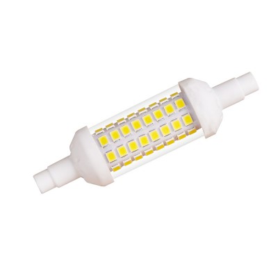 LED-J78-6W/4000K/R7s/CL PLZ06WH Лампа светодиодная, прозрачная. Белый свет (4000К). Uniel