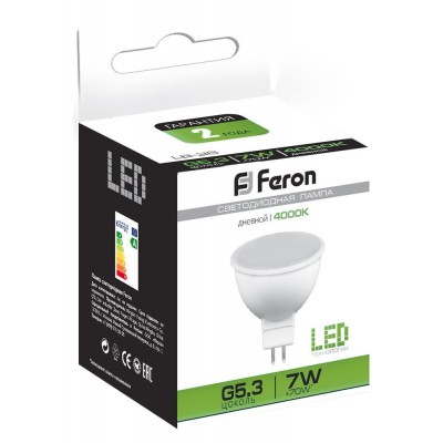 LB26 80LED(7W) 230V G5.3 4000Kсветодиодная (Feron)