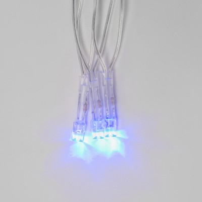 ULD-S1000-100/DTA BLUE IP20 Гирлянда светодиодная, 10м. 100 светодиодов. Синий свет. Провод прозрачн
